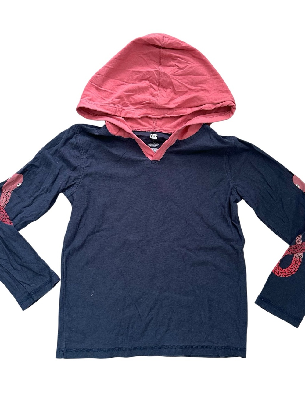 Tea Collection Snake Happy Hoodie Size 7